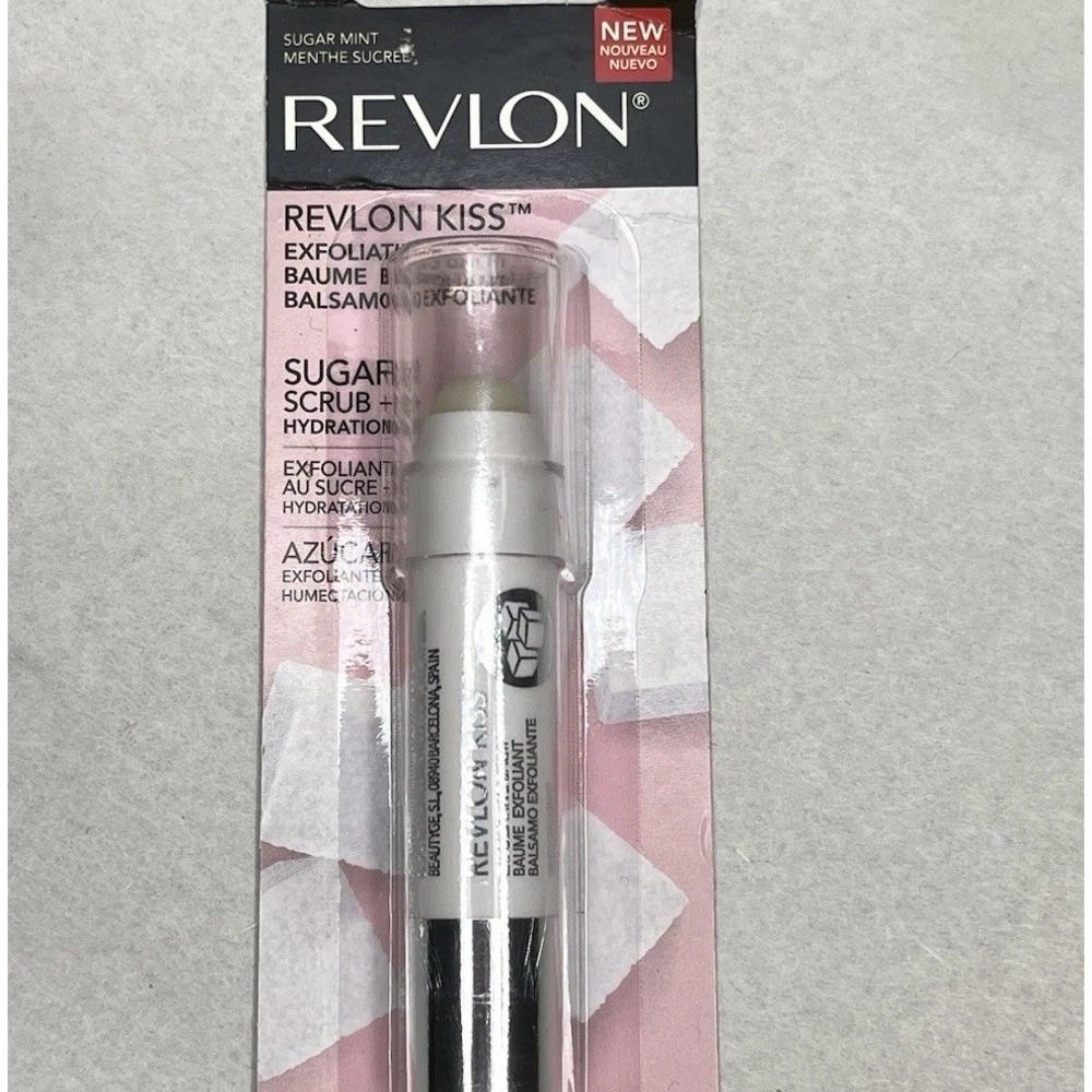 Revlon Kiss Exfoliating Balm Sugar Mint Sugar Scrub‎ Hydration Polish Unique New